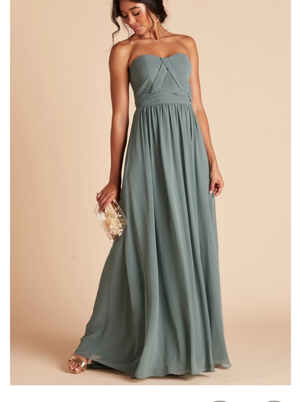 Birdy Grey Grace Dress Chiffon Sea Glass